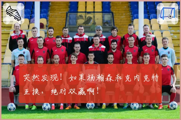 突然发现!如果杨瀚森和克内克特互换,绝对双赢啊!